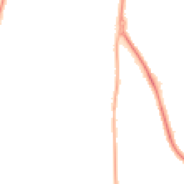 Night-time road noise heatmap for FY2 9LX
