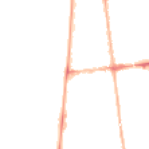Night-time road noise heatmap for FY4 1AF