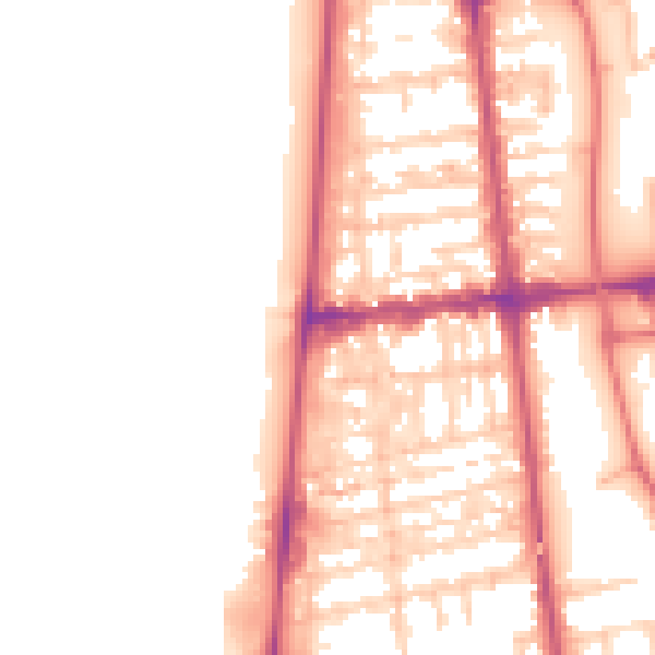 Daytime road noise heatmap for FY4 1AG