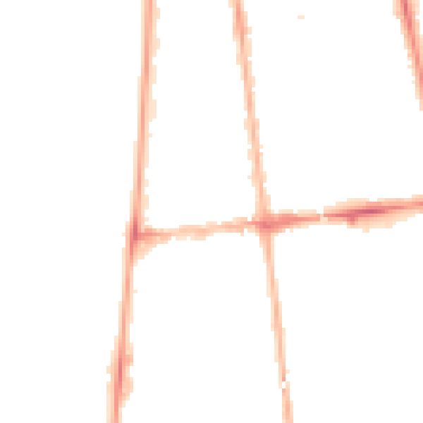 Night-time road noise heatmap for FY4 1AQ