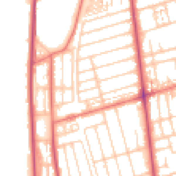 Daytime road noise heatmap for FY4 1LX