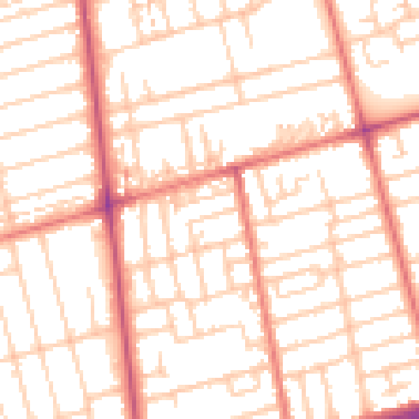 Daytime road noise heatmap for FY4 2JU