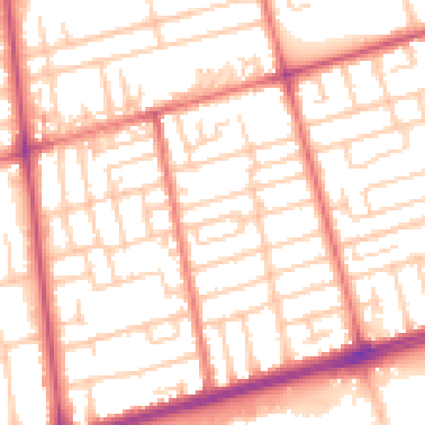 Daytime road noise heatmap for FY4 2LU
