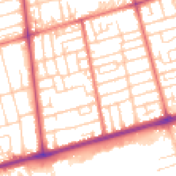 Daytime road noise heatmap for FY4 2PJ