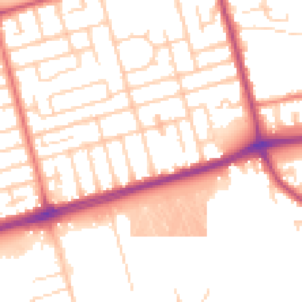 Daytime road noise heatmap for FY4 3PL