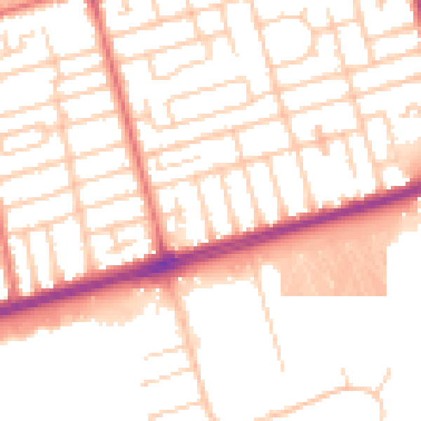 Daytime road noise heatmap for FY4 3QP