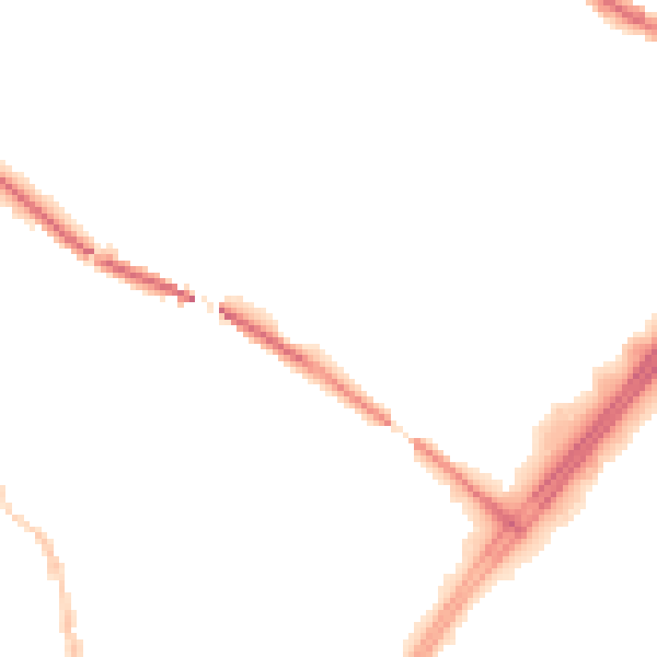 Night-time road noise heatmap for GL1 1AH