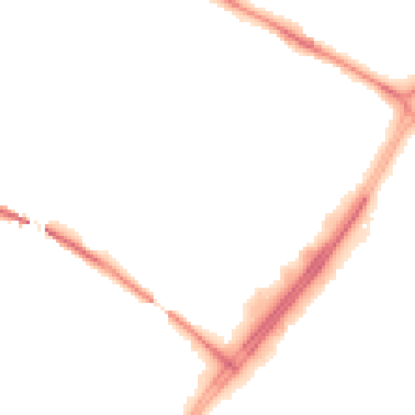 Night-time road noise heatmap for GL1 1AJ