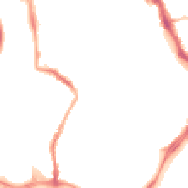 Night-time road noise heatmap for GL1 1GD
