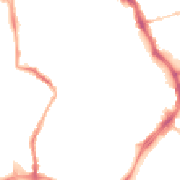 Night-time road noise heatmap for GL1 1PL
