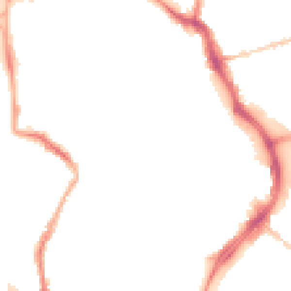 Night-time road noise heatmap for GL1 1QH