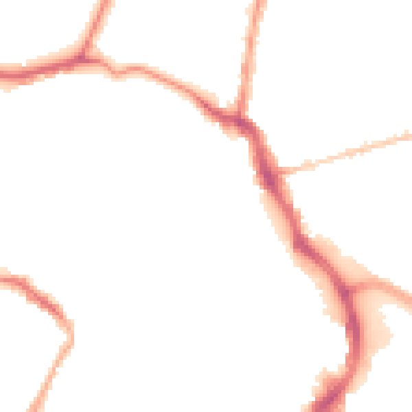 Night-time road noise heatmap for GL1 1RP