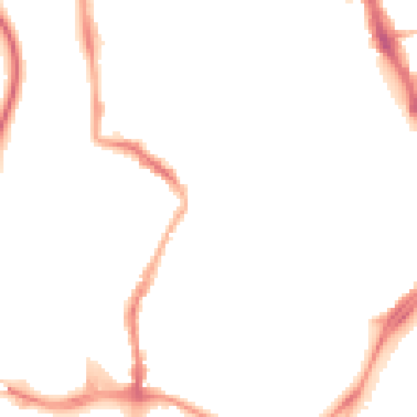 Night-time road noise heatmap for GL1 1TJ
