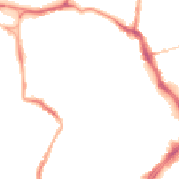 Night-time road noise heatmap for GL1 2DH