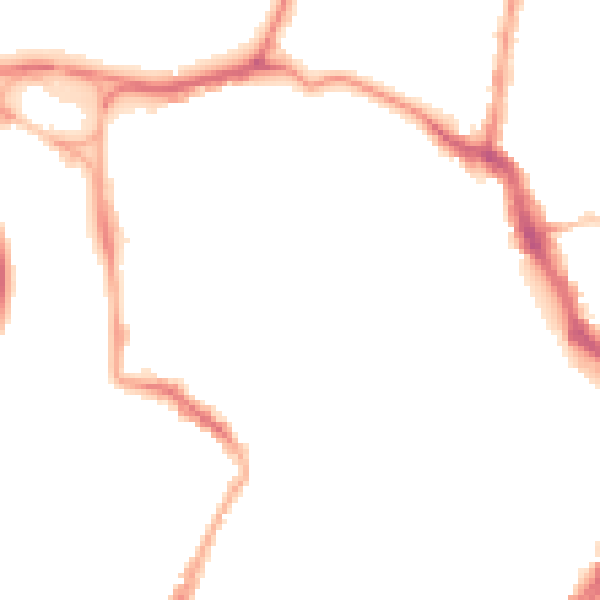 Night-time road noise heatmap for GL1 2HG
