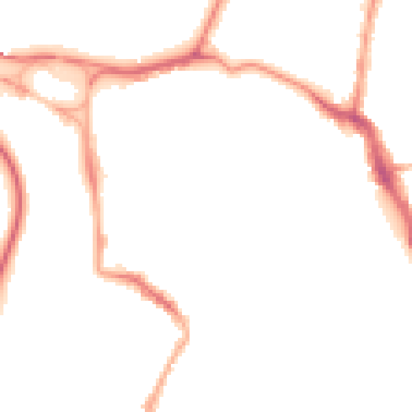 Night-time road noise heatmap for GL1 2HX