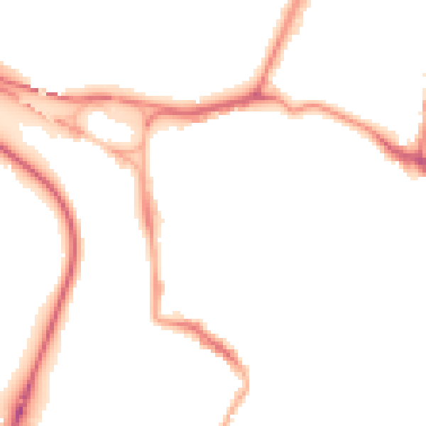 Night-time road noise heatmap for GL1 2PG