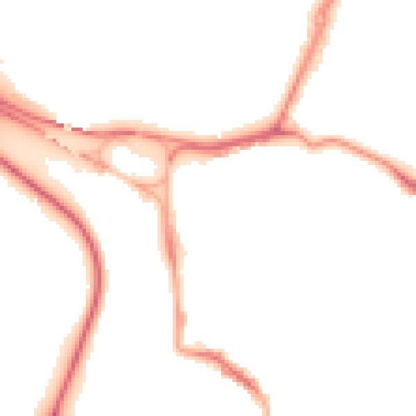 Night-time road noise heatmap for GL1 2PN