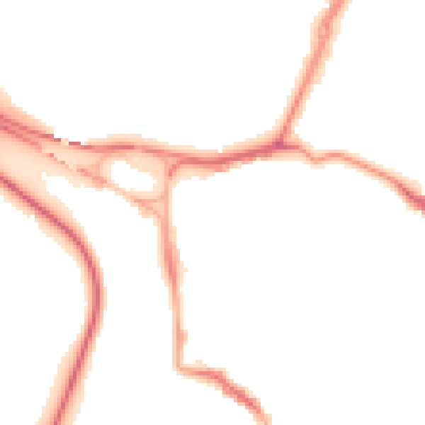 Night-time road noise heatmap for GL1 2PW