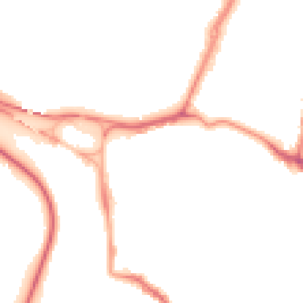Night-time road noise heatmap for GL1 2TA