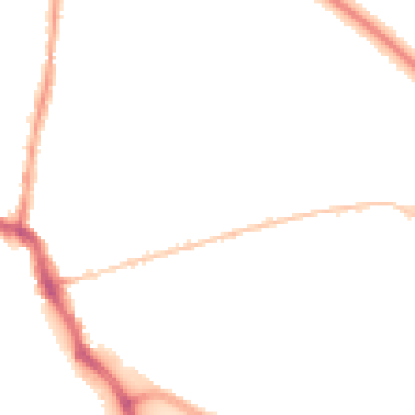 Night-time road noise heatmap for GL1 3DP