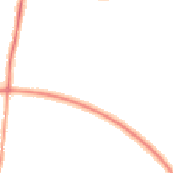 Night-time road noise heatmap for GL1 3NB