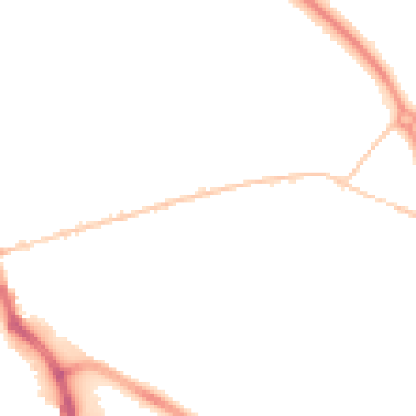 Night-time road noise heatmap for GL1 3PN