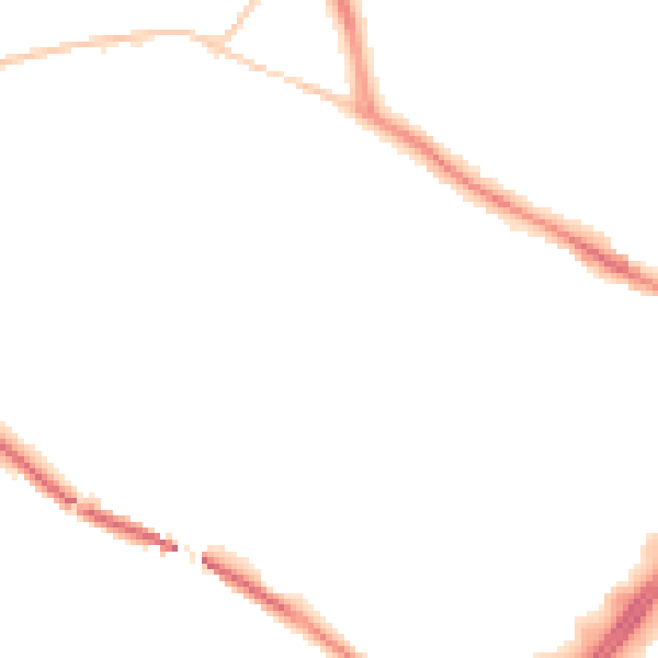 Night-time road noise heatmap for GL1 3QJ