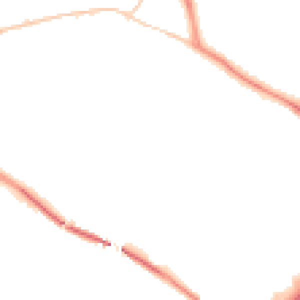 Night-time road noise heatmap for GL1 3QP