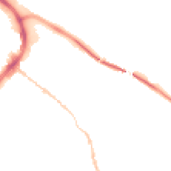 Night-time road noise heatmap for GL1 4BN