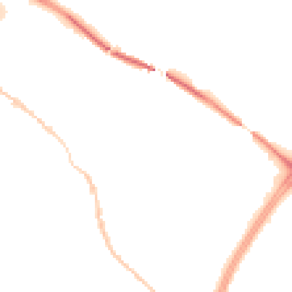 Night-time road noise heatmap for GL1 4BZ