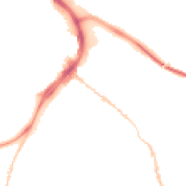 Night-time road noise heatmap for GL1 4EN