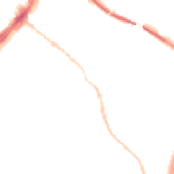 Night-time road noise heatmap for GL1 4JP