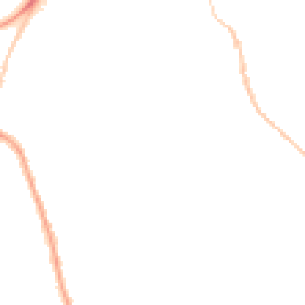 Night-time road noise heatmap for GL1 4NX