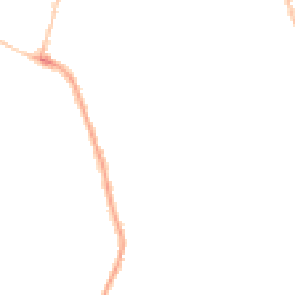 Night-time road noise heatmap for GL1 4QJ
