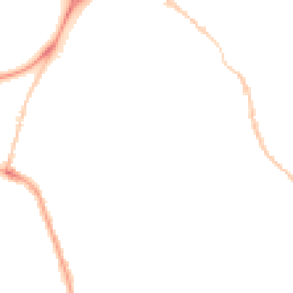 Night-time road noise heatmap for GL1 4SX