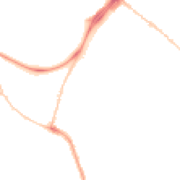 Night-time road noise heatmap for GL1 4UP