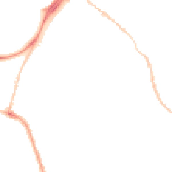 Night-time road noise heatmap for GL1 4UZ