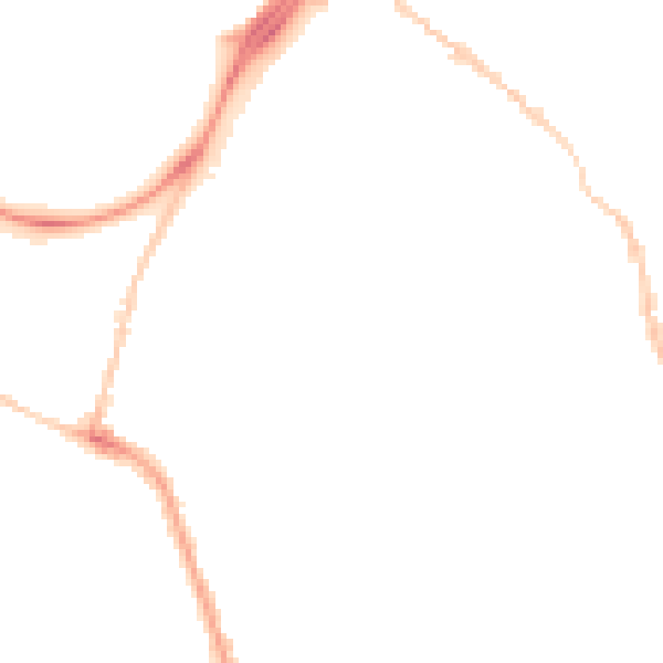 Night-time road noise heatmap for GL1 4XB