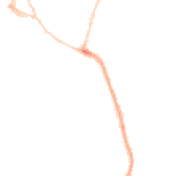 Night-time road noise heatmap for GL1 5DG
