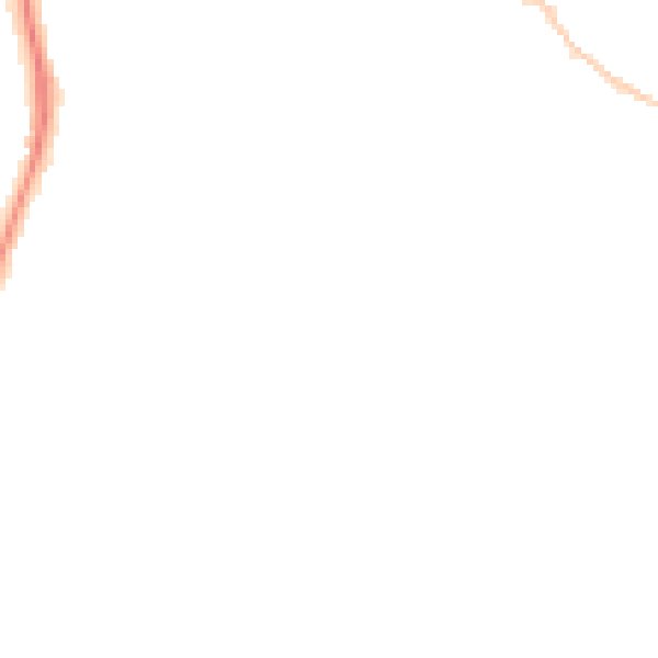 Night-time road noise heatmap for GL1 5HG