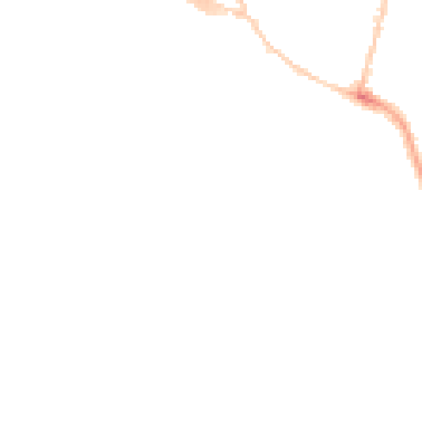 Night-time road noise heatmap for GL1 5QG