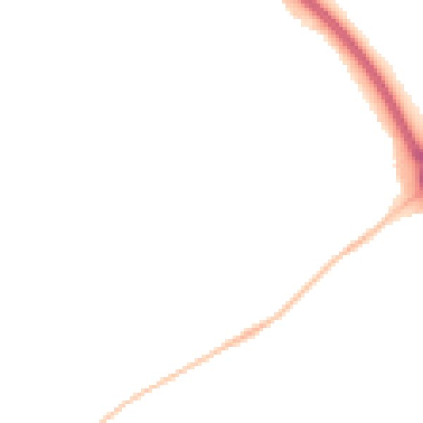 Night-time road noise heatmap for GL2 0BA