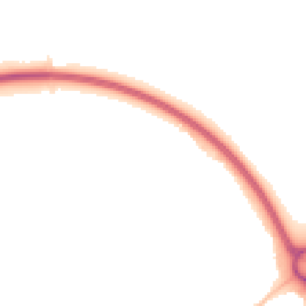 Night-time road noise heatmap for GL2 0BJ