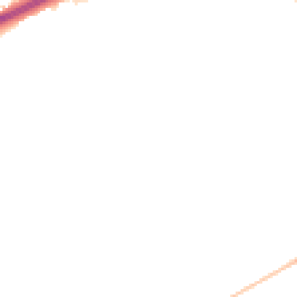 Night-time road noise heatmap for GL2 0DA