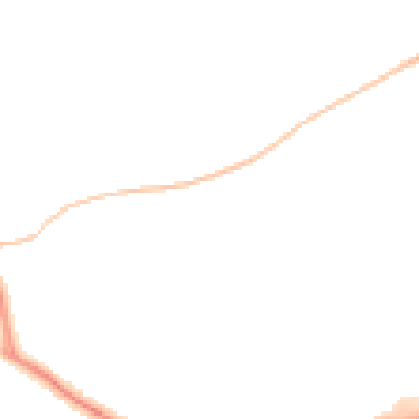 Night-time road noise heatmap for GL2 0LW