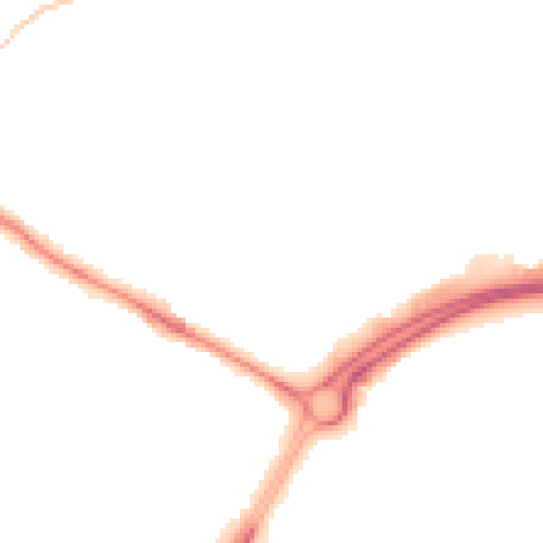 Night-time road noise heatmap for GL2 0NS