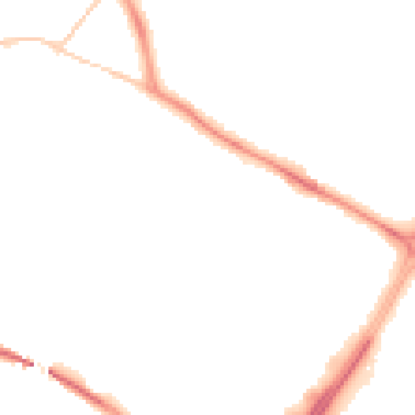 Night-time road noise heatmap for GL2 0SX