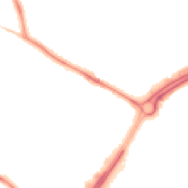 Night-time road noise heatmap for GL2 0TB