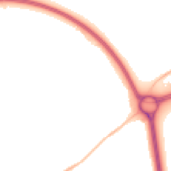 Night-time road noise heatmap for GL2 0XA